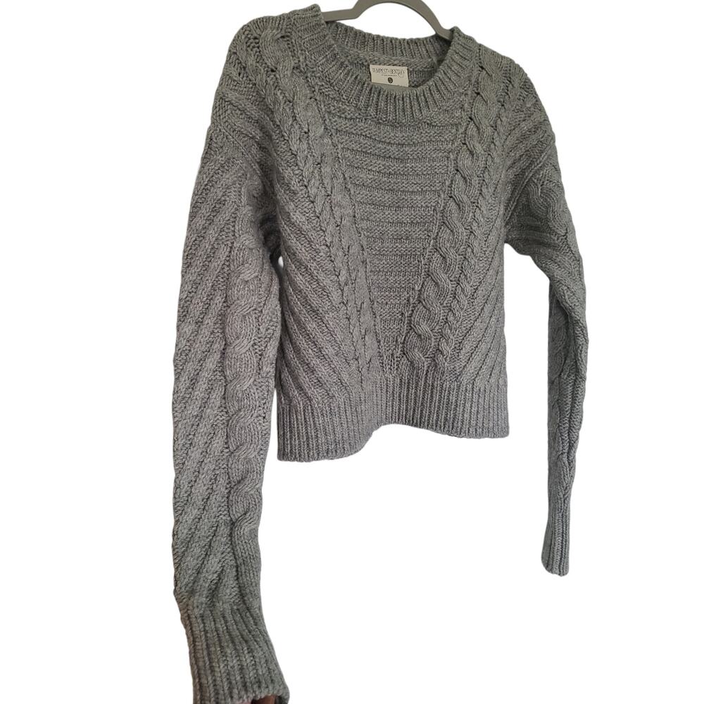 Tempest + Bentley of San Francisco Chunky Knit American Wool Sweater Size Small - Picture 3 of 7